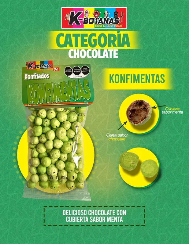 Konfitados Konfimentas 60 Gr.