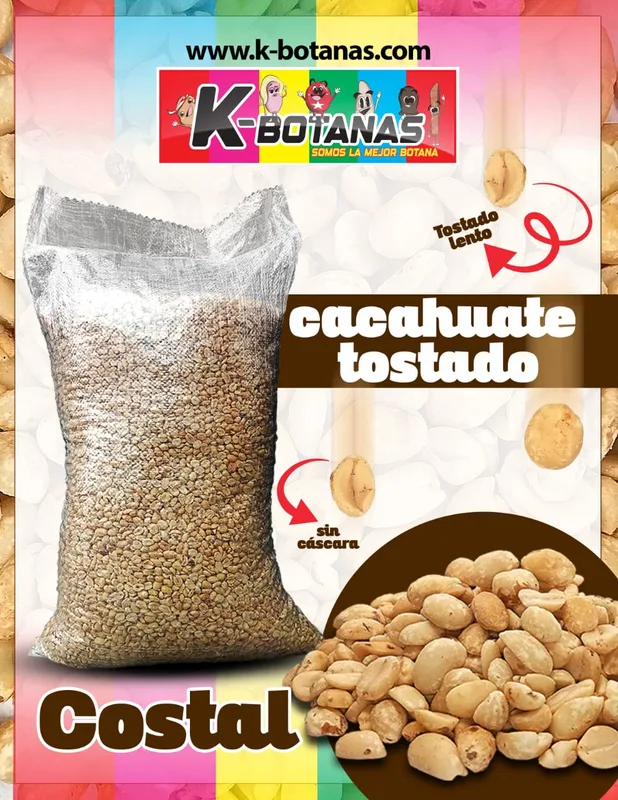 Cacahuate Tostado Costal 20 KG