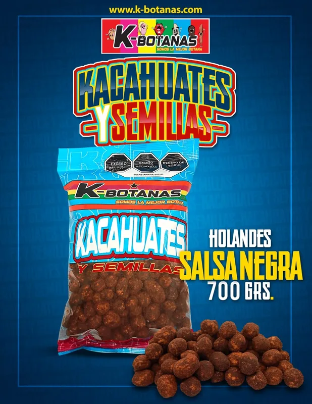 Cacahuate Holandés Salsa Negra .700gr