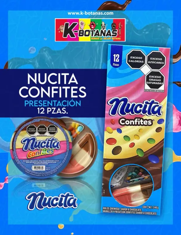 Nucita Confites 12 Piezas 240 gr.